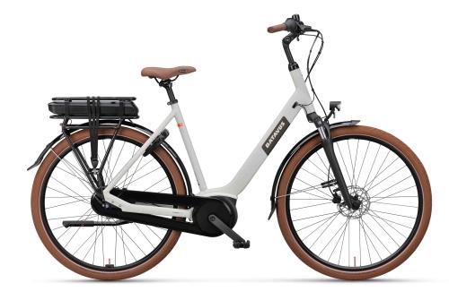 Fietsen Philip Aartselaar - Batavus Altura E-go plus Dame Lichtgrijs