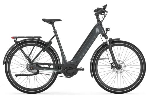Fietsen Philip Aartselaar - Gazelle Ultimate C5 Belt Dame Meteor grey